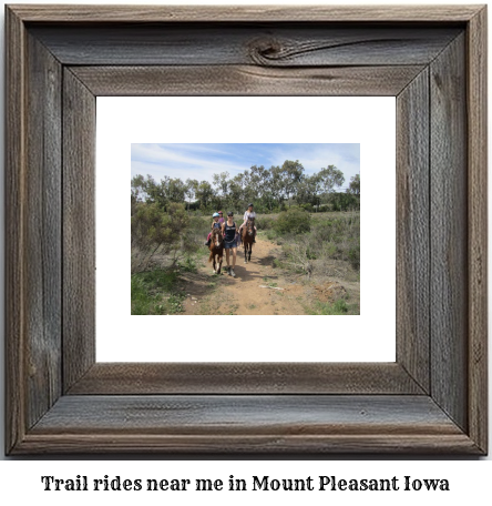 trail rides near me in Mount Pleasant, Iowa